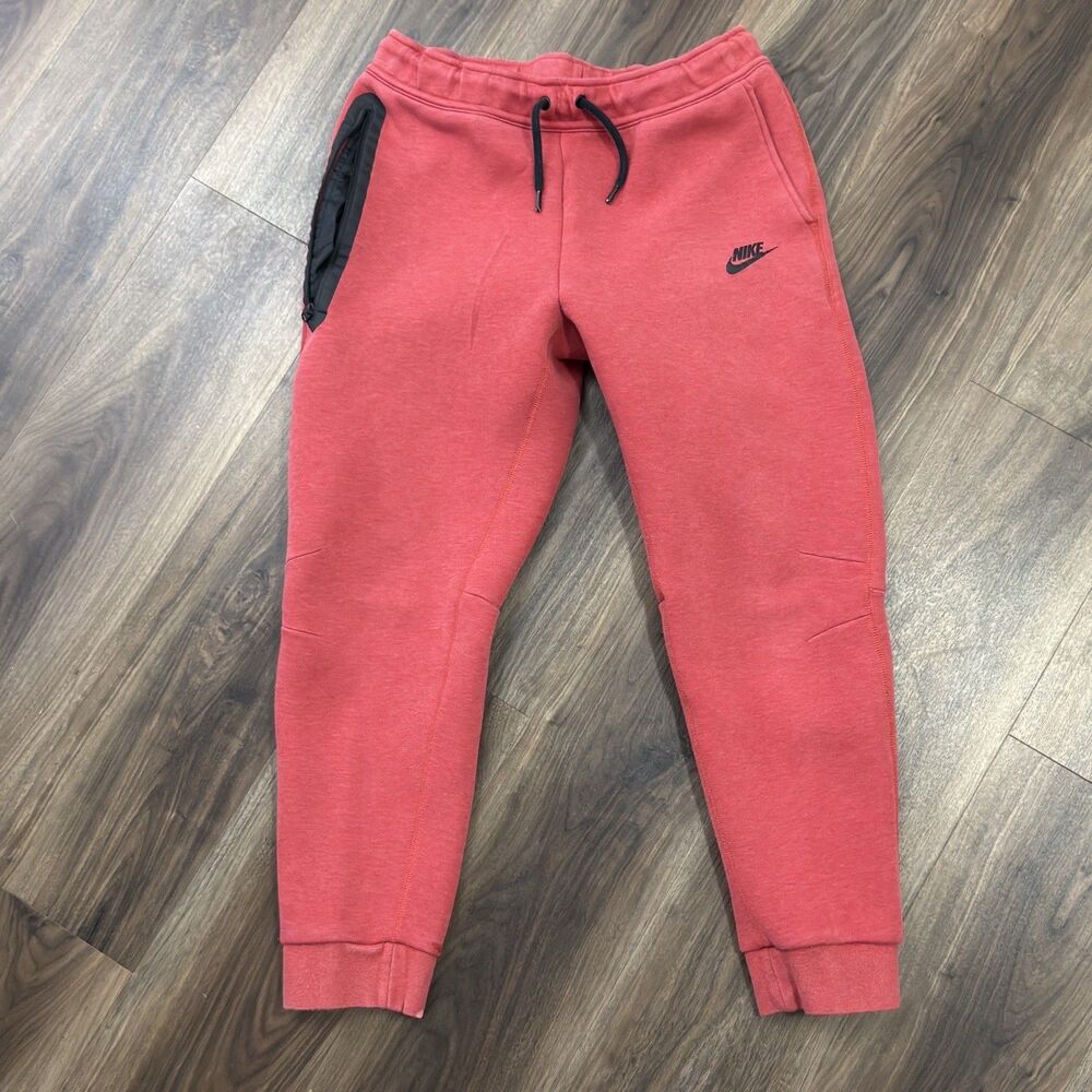 Nike Tech Fleece Sweatpants Boys Youth XL Red Joggers FD3287-672